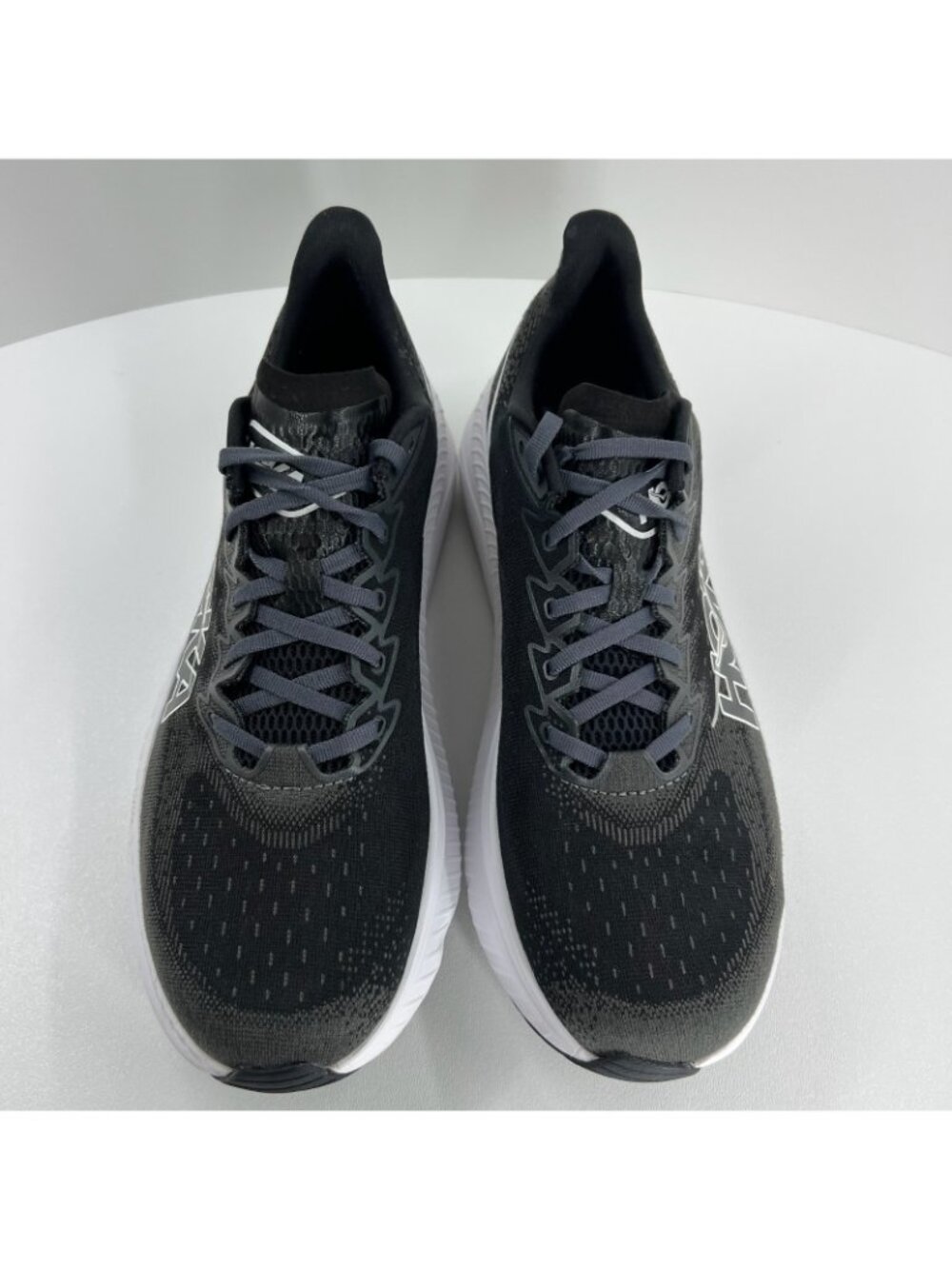 HOKA Mach 6 Running Shoes Mens 12D Lace Up Low Top Mesh Black White 1147790-BWHT - Picture 7 of 10